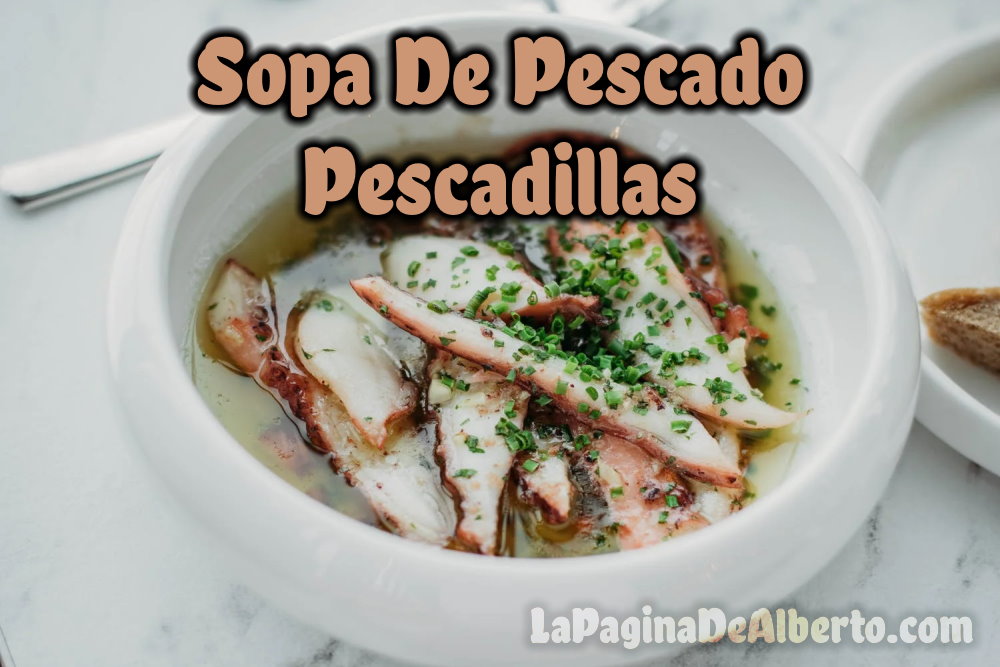 Sopa de pescadillas, completamente diferente y buena que te encantará.