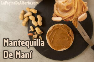 Mantequilla de maní La Página de Alberto